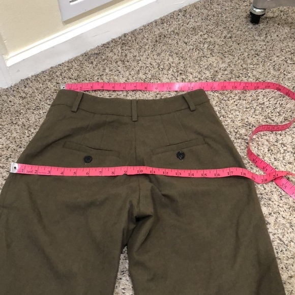 Sayakdavis Pants Size 2 Olive Green High Rise Trousers - Picture 5 of 9